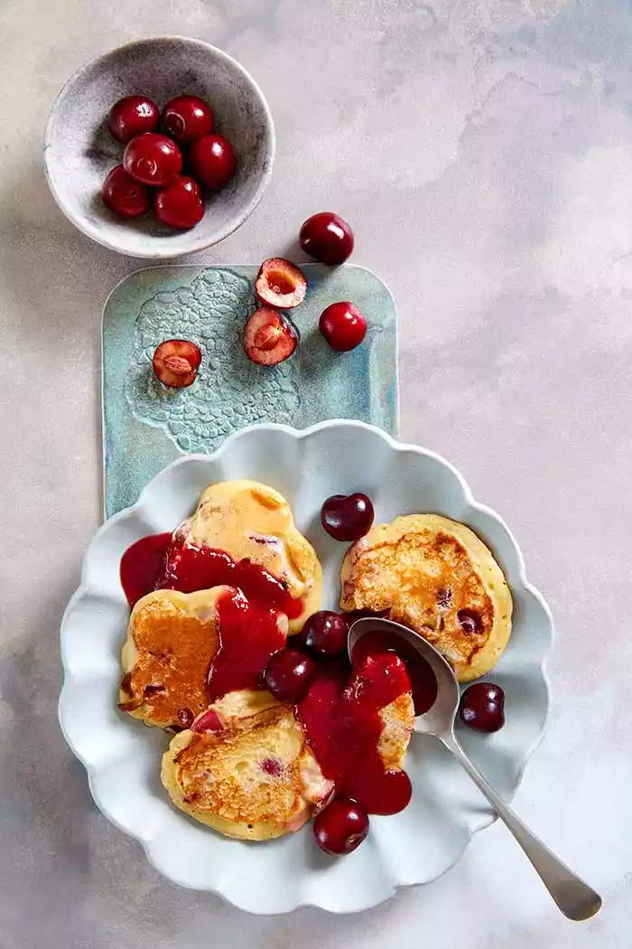 Pancakes-cherry