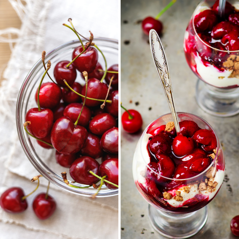 trifle de cerezas