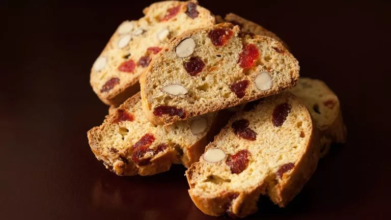 Cantuccini de cerezas y pistachos