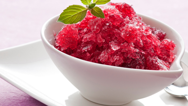 granizado de cereza picota del Jerte